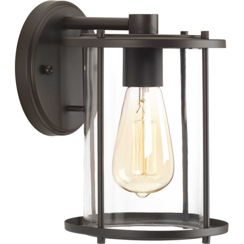 Progress Lighting P560057-020 One Light Wall Lantern, Antique Bronze