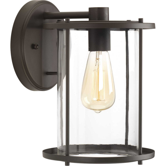 Progress Lighting P560058-020 One Light Wall Lantern, Antique Bronze