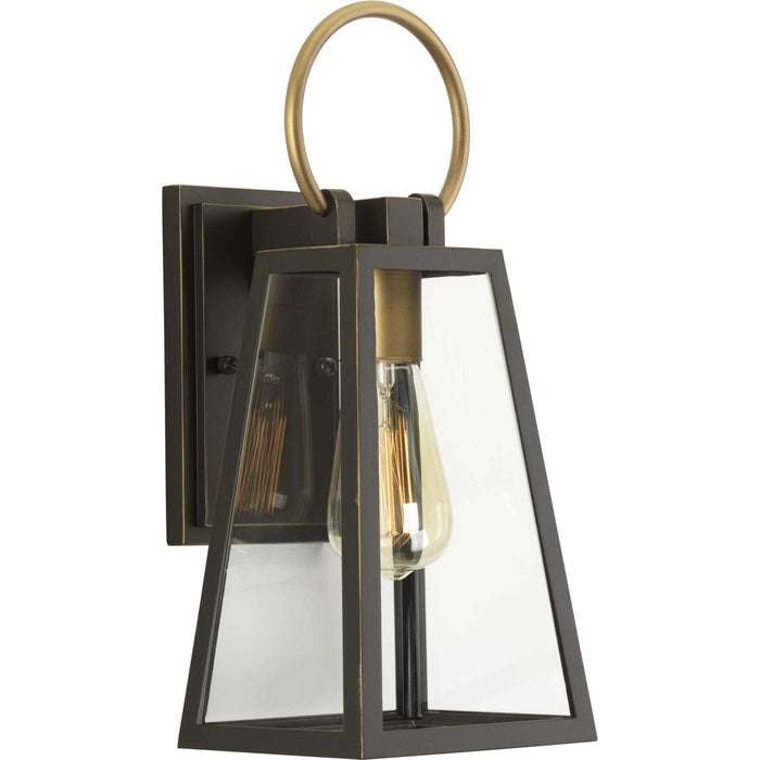 Progress Lighting P560077-020 One Light Wall Lantern, Antique Bronze