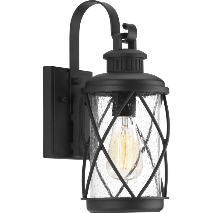 Progress Lighting P560080-031 One Light Wall Lantern, Black