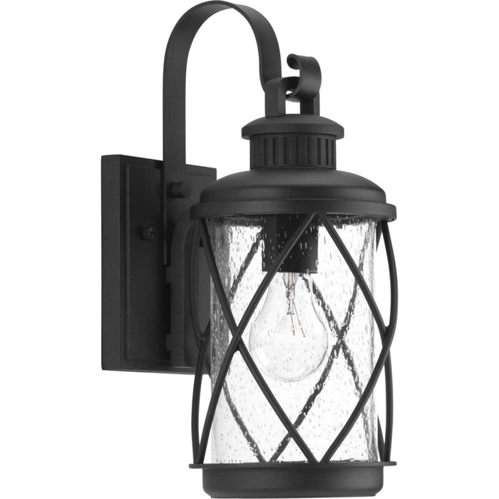 Progress Lighting P560080-031 One Light Wall Lantern, Black