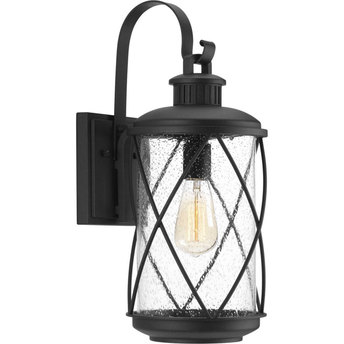 Progress Lighting P560081-031 One Light Wall Lantern, Black
