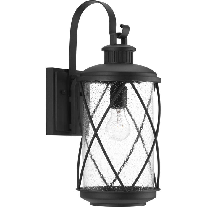Progress Lighting P560081-031 One Light Wall Lantern, Black