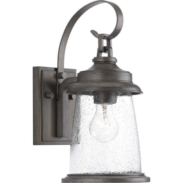 Progress Lighting P560083-103 One Light Wall Lantern, Antique Pewter