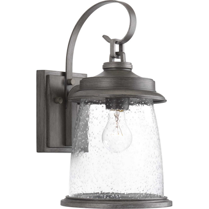 Progress Lighting P560084-103 One Light Wall Lantern, Antique Pewter
