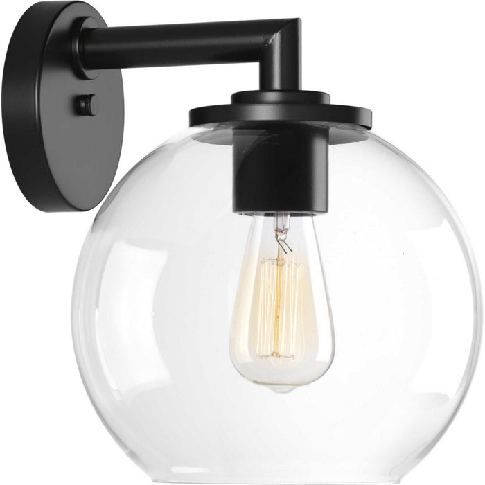 Progress Lighting P560092-031 One Light Wall Lantern, Black