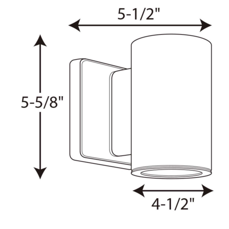 Progress Lighting P563000-147-30K LED Wall Lantern, Satin Nickel