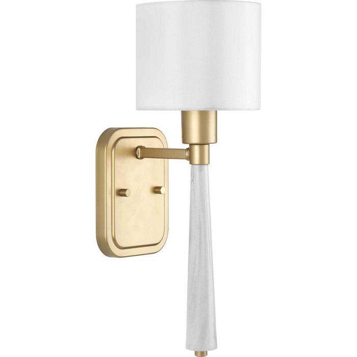 Progress Lighting P710037-078 One Light Wall Bracket, Vintage Gold