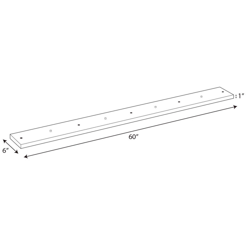 Progress Lighting P860004-143 Canopy, Graphite