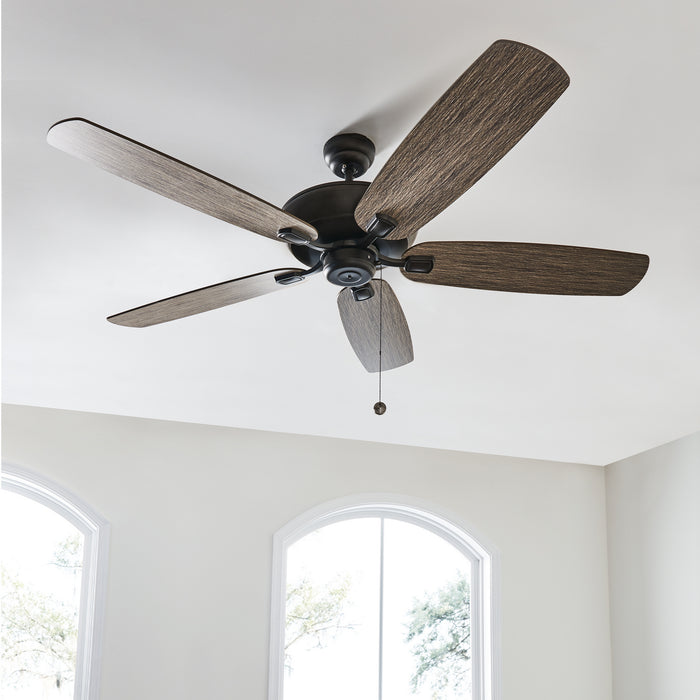 Generation Lighting 5CSM60AGP 60" Ceiling Fan, Aged Pewter