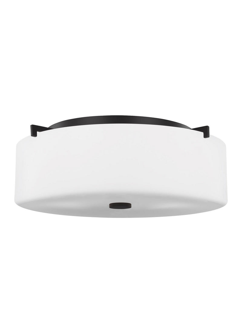 Generation Lighting FM312ORB Three Light Flush Mount, Oil Rubbed Bronze
