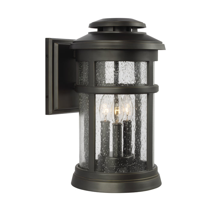 Visual Comfort Studio OL14302ANBZ Three Light Outdoor Wall Lantern, Antique Bronze
