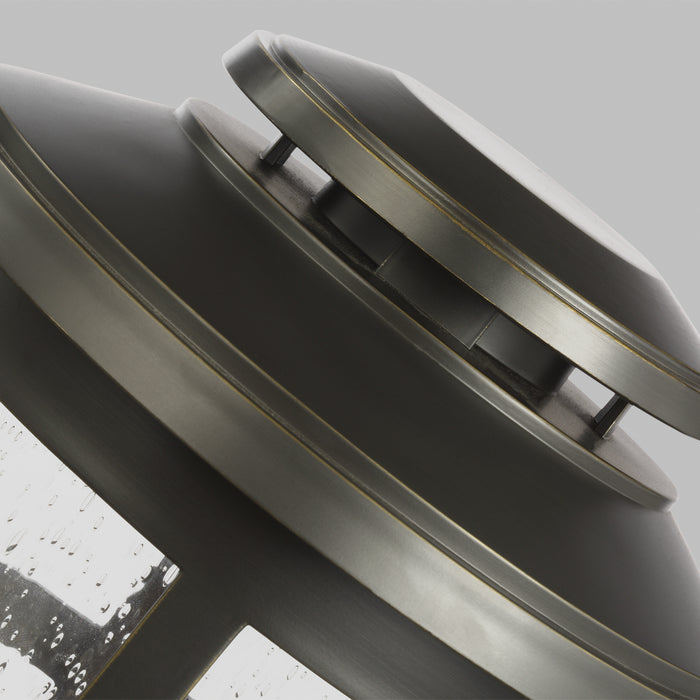 Visual Comfort Studio OL14307ANBZ Three Light Outdoor Post Lantern, Antique Bronze