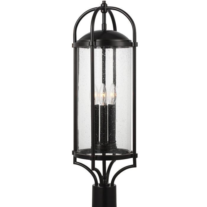 Generation Lighting OL7627ES Three Light Post/Pier Lantern, Espresso