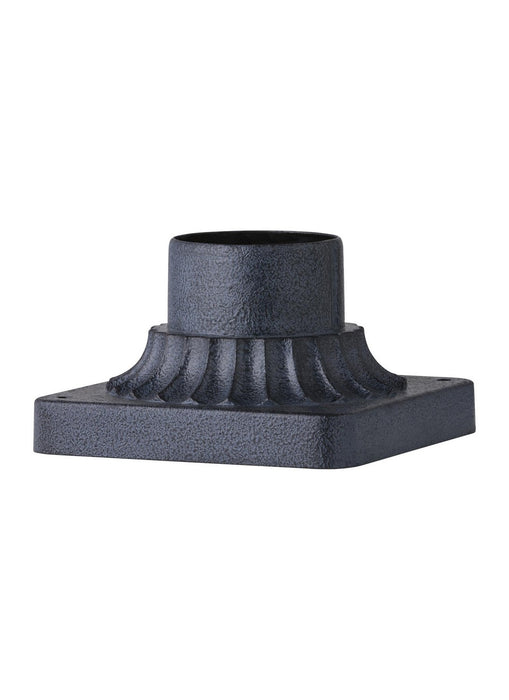 Generation Lighting PIERMOUNT-DWZ Pier Mount Base, Dark Weathered Zinc