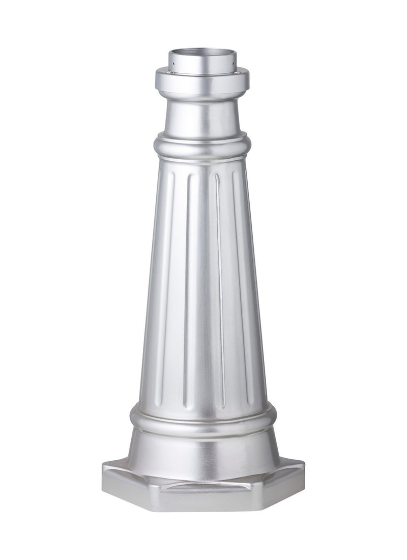 Generation Lighting POSTBASE-PBS Post Mount Base, Painted Brushed Steel