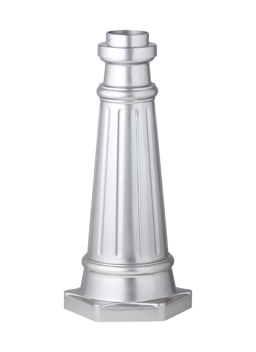 Generation Lighting POSTBASE-PBS Post Mount Base, Painted Brushed Steel