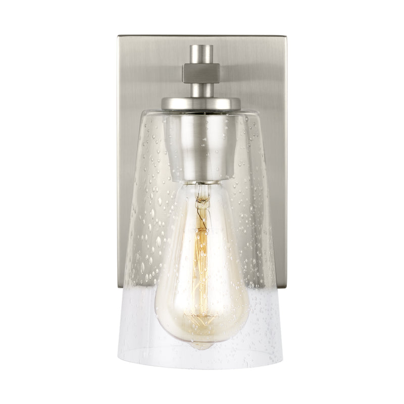 Visual Comfort Studio VS24301SN One Light Wall Sconce, Satin Nickel