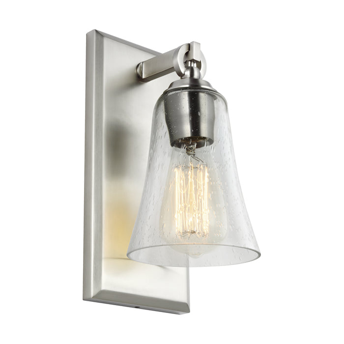 Visual Comfort Studio VS24701SN One Light Wall Sconce, Satin Nickel