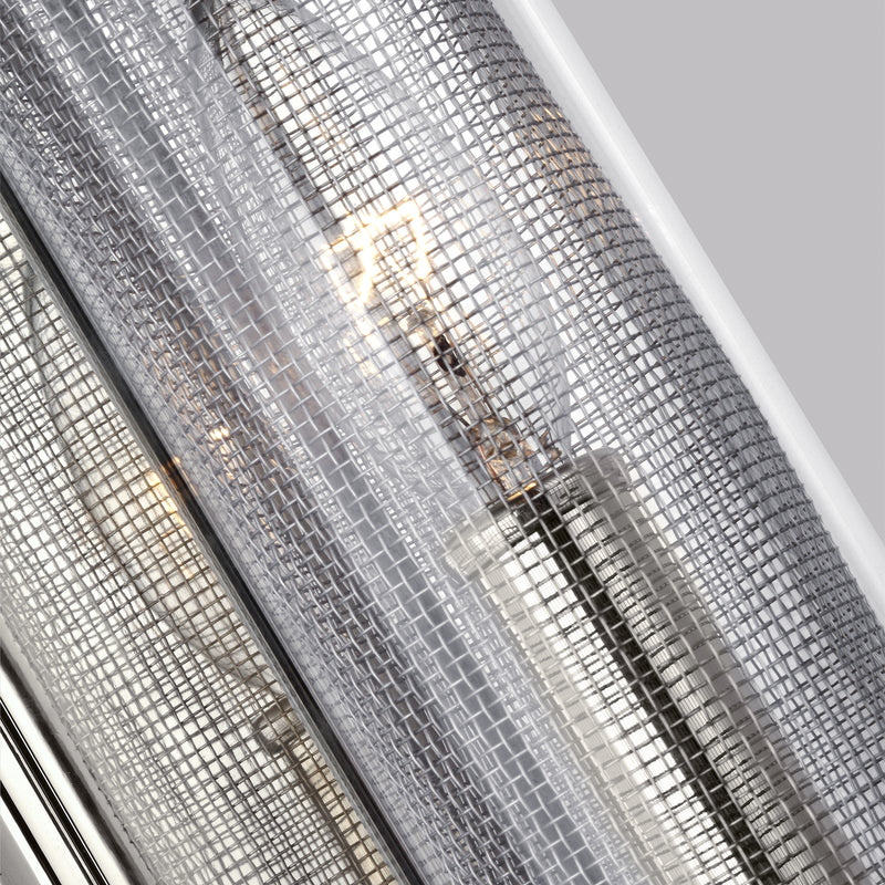 Visual Comfort Studio WB1874PN One Light Wall Sconce, Polished Nickel