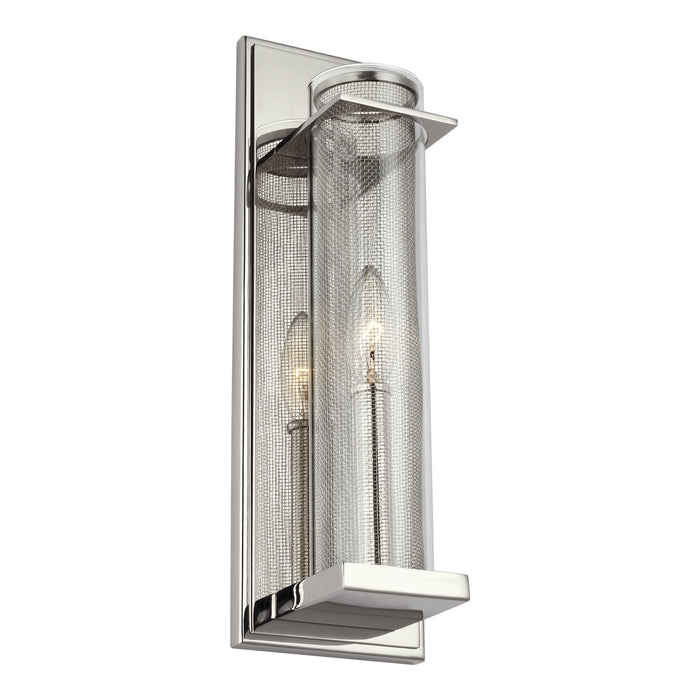 Visual Comfort Studio WB1874PN One Light Wall Sconce, Polished Nickel