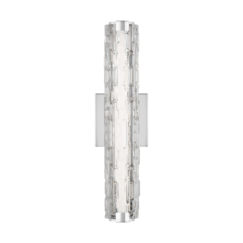 Visual Comfort Studio WB1876CH-L1 LED Wall Sconce, Chrome