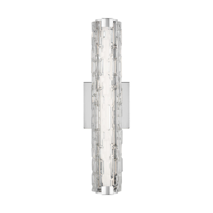 Visual Comfort Studio WB1876CH-L1 LED Wall Sconce, Chrome