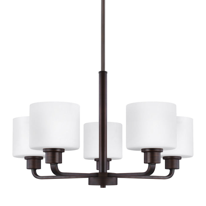 Generation Lighting 3128805-710 Five Light Chandelier, Bronze