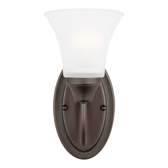 Generation Lighting 41806-710 One Light Wall / Bath Sconce, Bronze