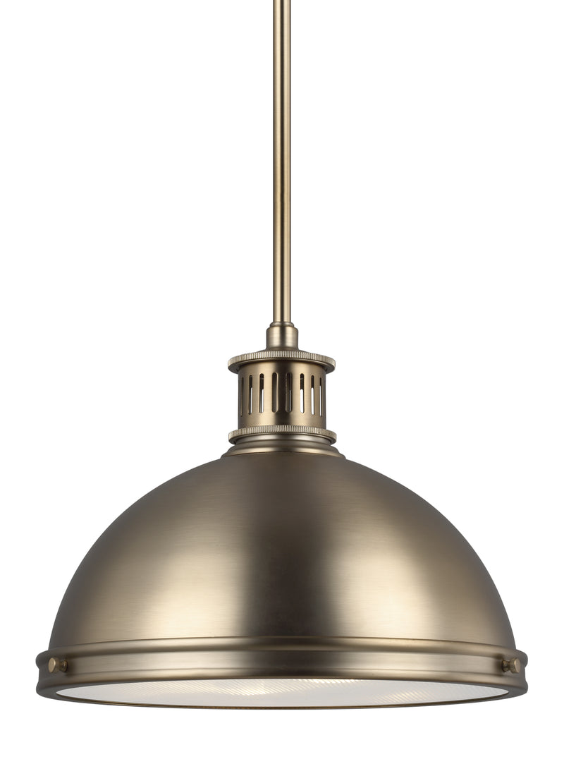 Generation Lighting 65086-848 Two Light Pendant, Satin Brass