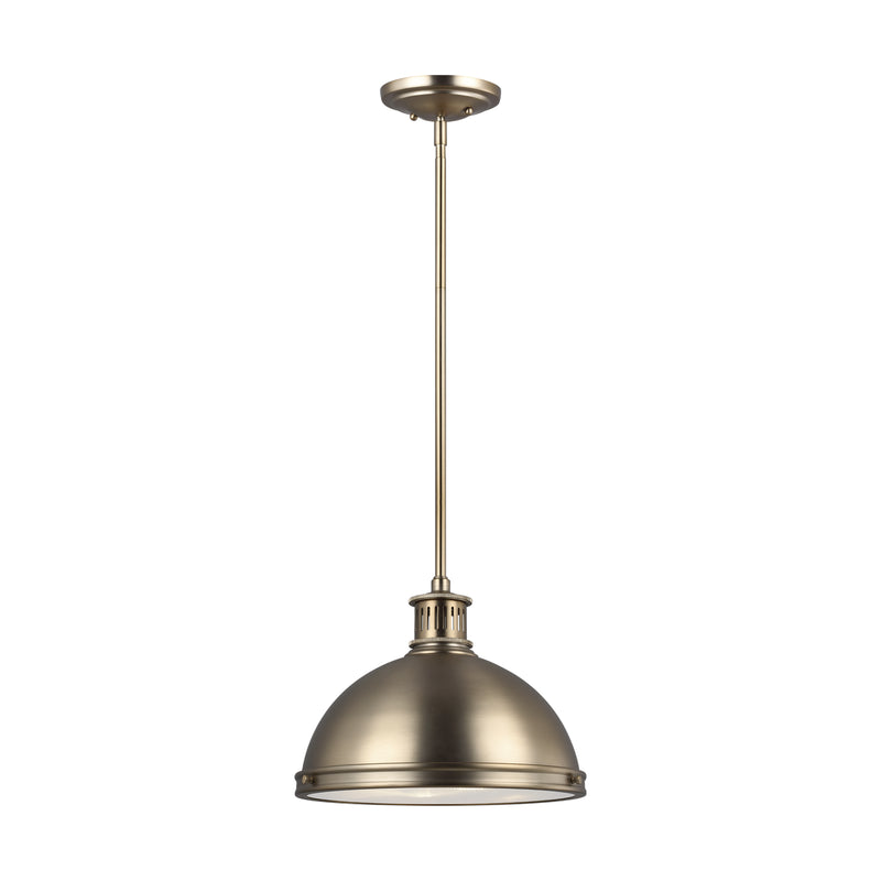 Generation Lighting 65086-848 Two Light Pendant, Satin Brass