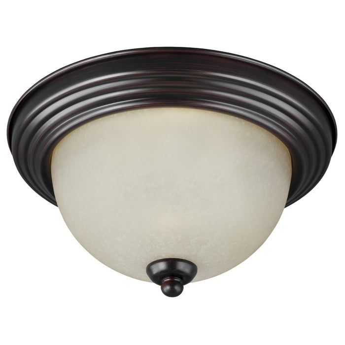 Generation Lighting 77065EN3-710 Three Light Flush Mount, Bronze