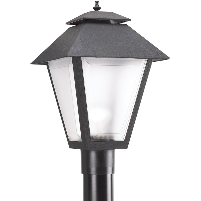 Generation Lighting 82065EN3-12 One Light Outdoor Post Lantern, Black