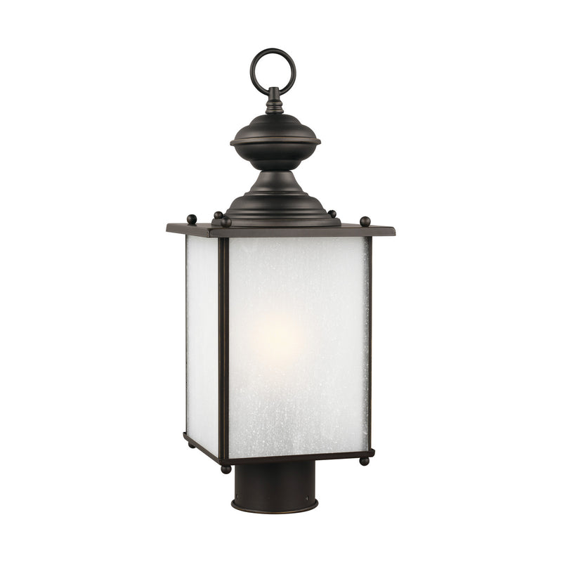 Generation Lighting 82570EN3-71 One Light Outdoor Post Lantern, Antique Bronze