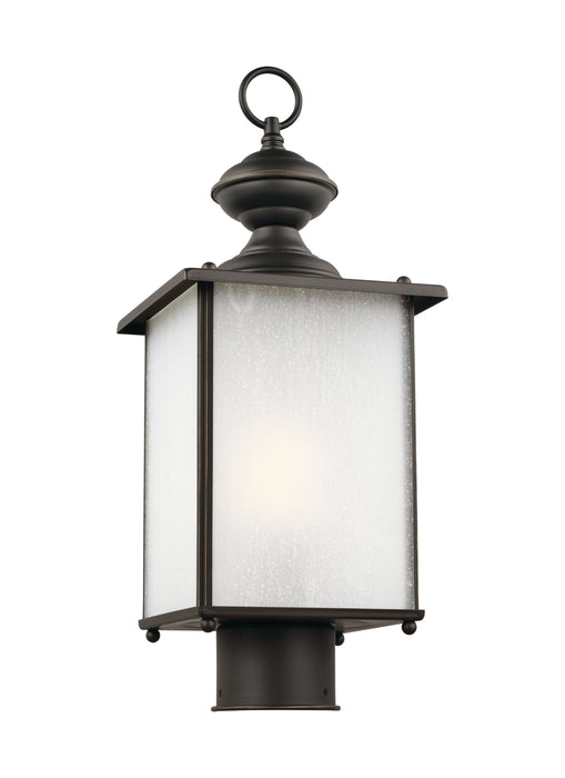 Generation Lighting 82570EN3-71 One Light Outdoor Post Lantern, Antique Bronze