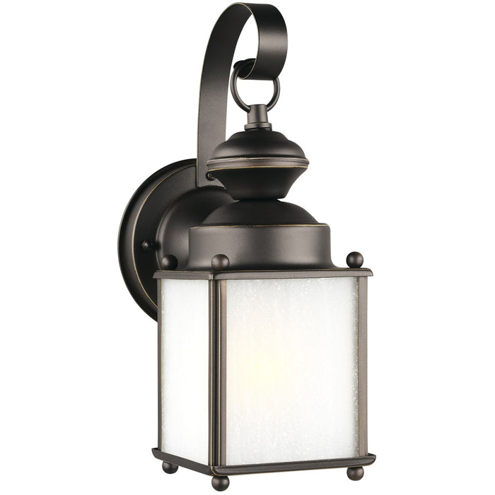 Generation Lighting 84560-71 One Light Outdoor Wall Lantern, Antique Bronze