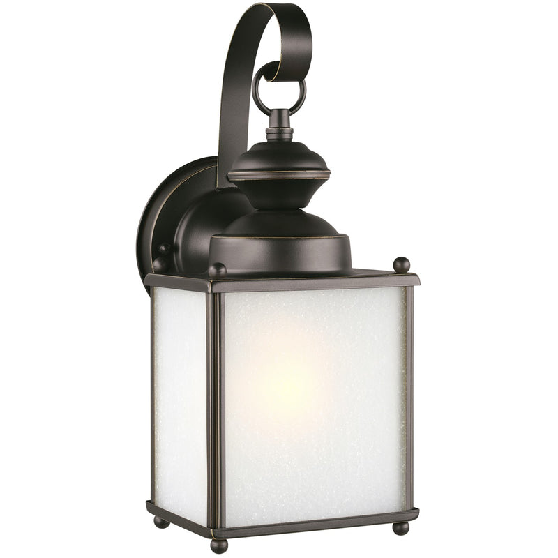 Generation Lighting 84570-71 One Light Outdoor Wall Lantern, Antique Bronze