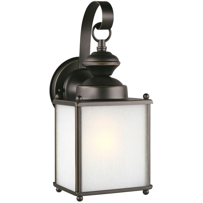 Generation Lighting 84570-71 One Light Outdoor Wall Lantern, Antique Bronze