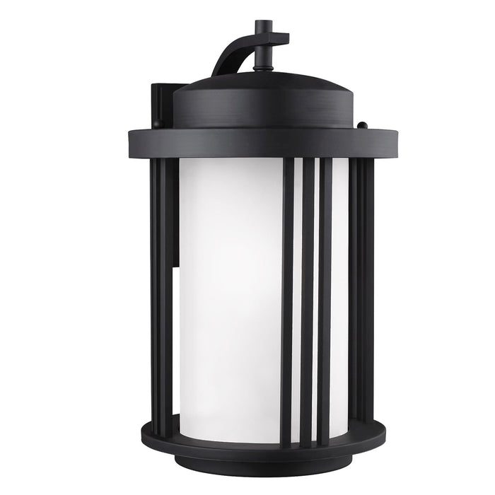 Generation Lighting 8847901DEN3-12 One Light Outdoor Wall Lantern, Black