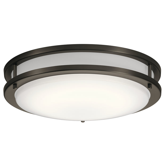 Kichler 10769OZLED LED Flush Mount, Olde Bronze