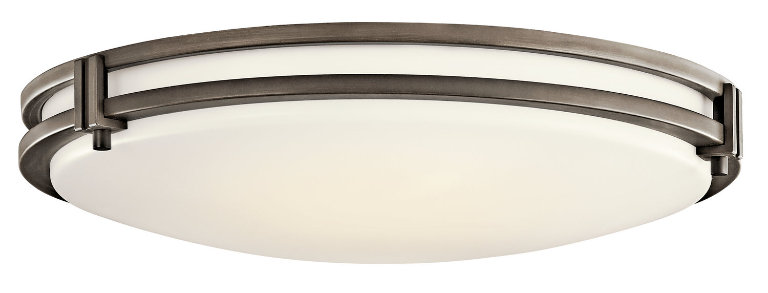 Kichler 10788OZLED LED Flush Mount, Olde Bronze