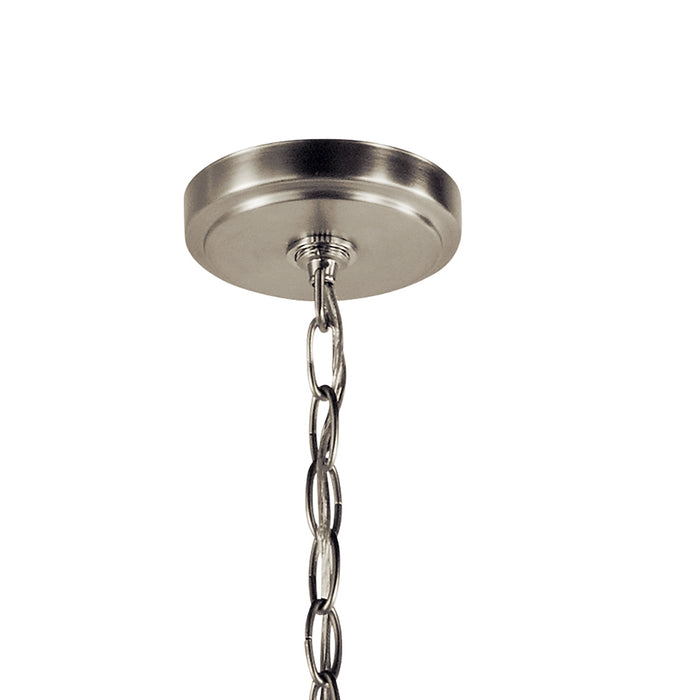 Kichler 44031NI Nine Light Chandelier, Brushed Nickel