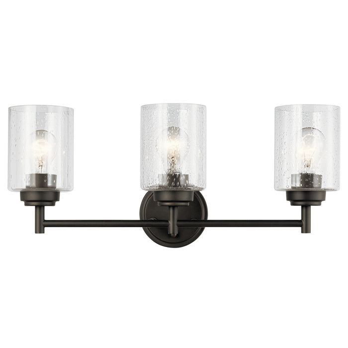 Kichler 45886OZ Three Light Bath, Olde Bronze