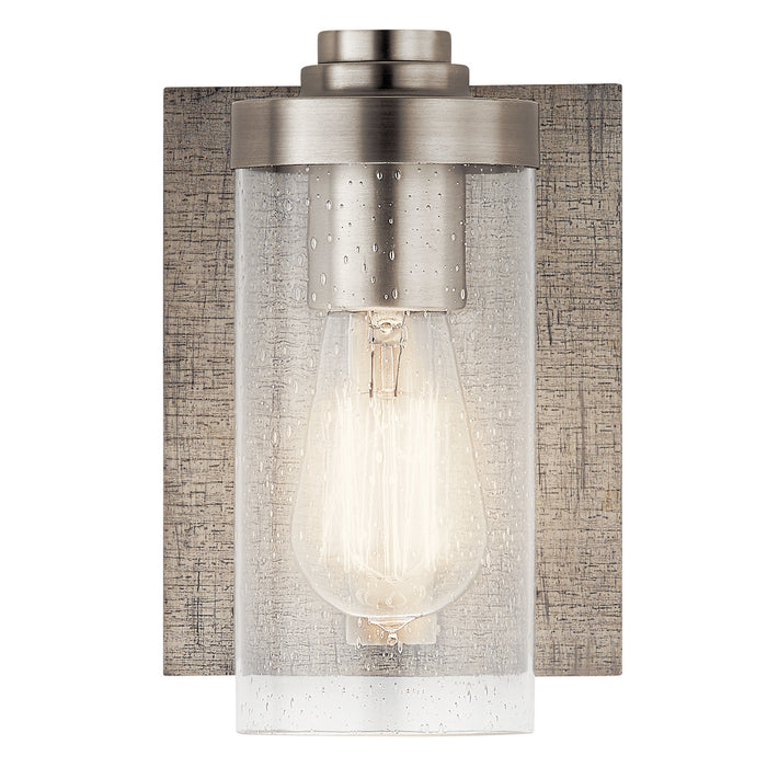 Kichler 45926CLP One Light Wall Sconce, Classic Pewter