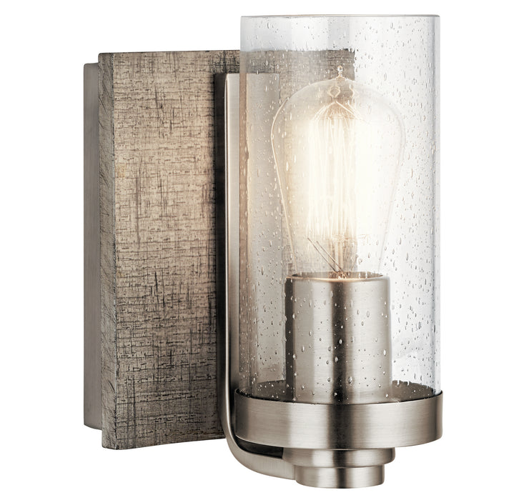 Kichler 45926CLP One Light Wall Sconce, Classic Pewter