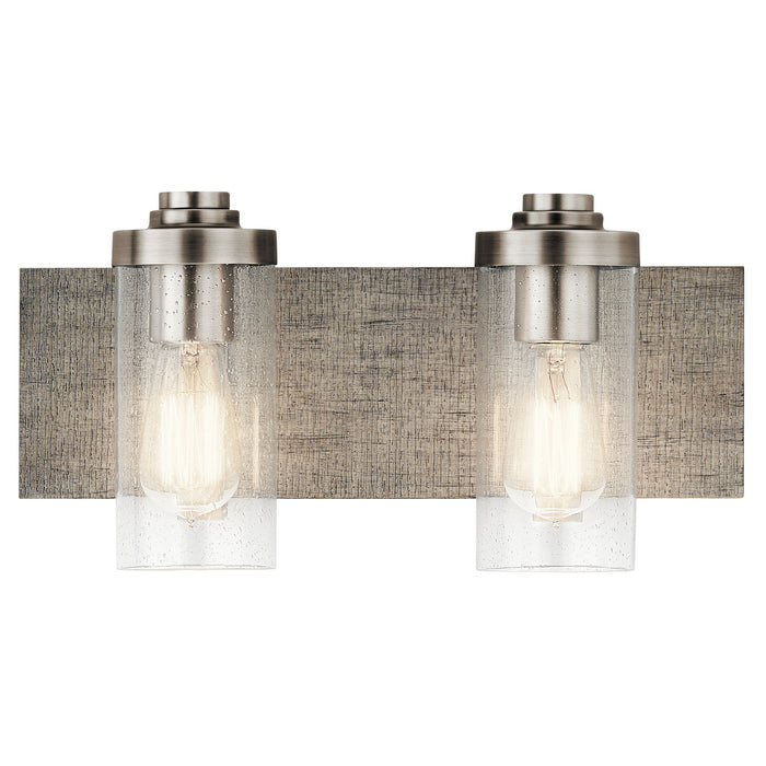 Kichler 45927CLP Two Light Bath, Classic Pewter