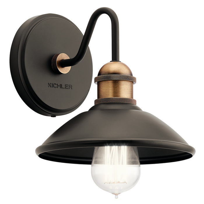 Kichler 45943OZ One Light Wall Sconce, Olde Bronze