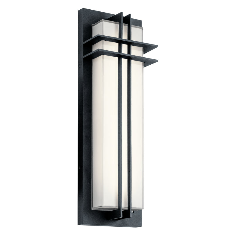Kichler 49298BKTLED LED Outdoor Wall Mount, Textured Black
