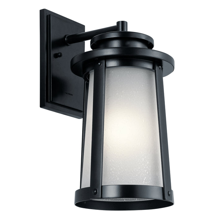 Kichler 49918BK One Light Outdoor Wall Mount, Black