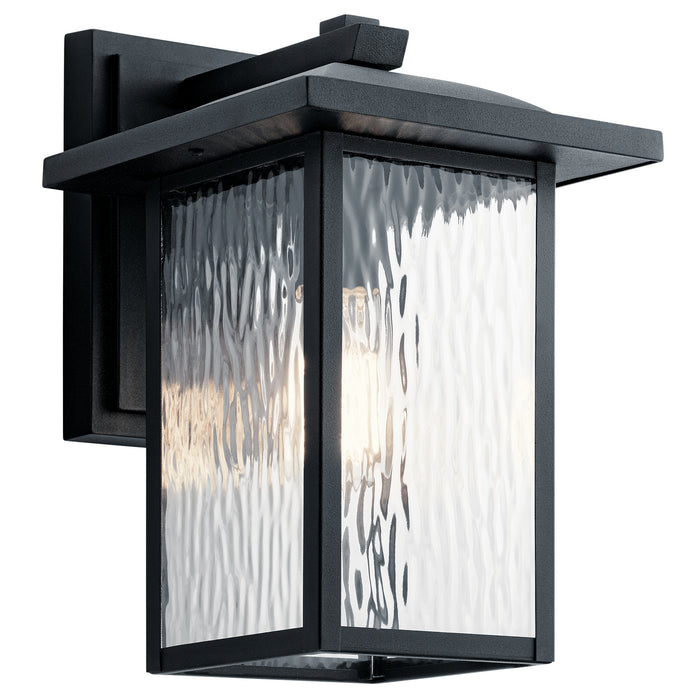 Kichler 49925BKT One Light Outdoor Wall Mount, Textured Black
